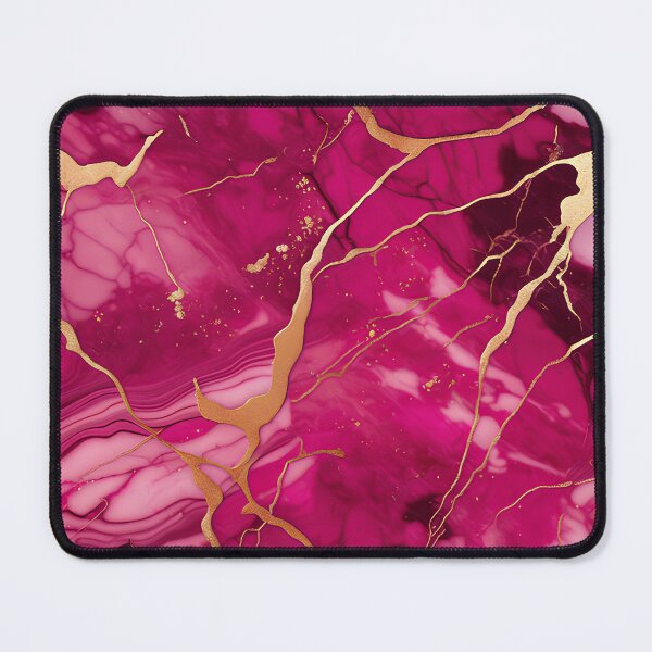 Item preview, Dark Pink Marble with Texture and Gold Flecks designed and sold by BirdsnStuff.
