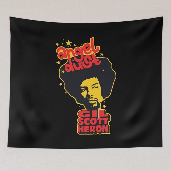 Item preview, Gil Scott-Heron 'Angel Dust' Logo for Shirts & Apparel | Tribute to the Legendary Artis designed and sold by Boogosh.