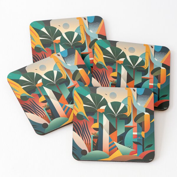 Item preview, African Jungle Bauhaus Design designed and sold by ArtificialGenes.