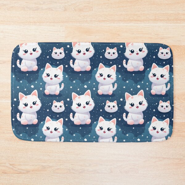 Item preview, All white kittens with stars designed and sold by Trendy-Artistry.