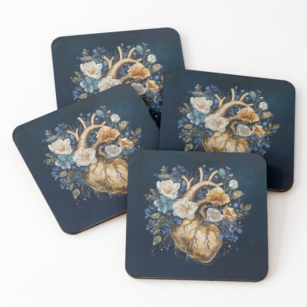 Item preview, Dark Floral Heart Art designed and sold by bngc.