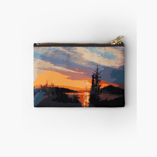 Item preview, Pacific Sunset Art Poster designed and sold by retropenguin.