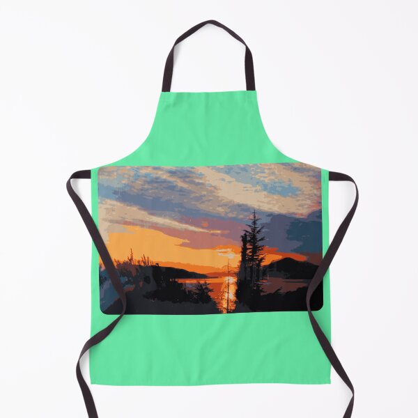 Item preview, Pacific Sunset Art Poster designed and sold by retropenguin.