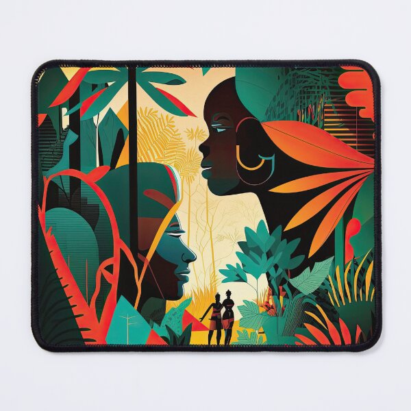 Item preview, African Jungle Bauhaus Design designed and sold by ArtificialGenes.