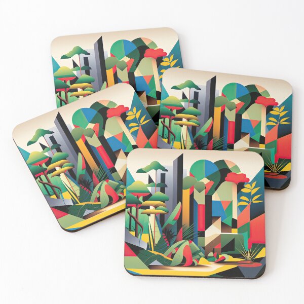 Item preview, African Jungle Bauhaus Design designed and sold by ArtificialGenes.