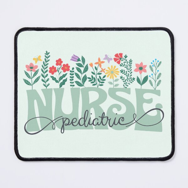 Item preview, Flower Heart Pediatric Nurse designed and sold by ArtByKattie.