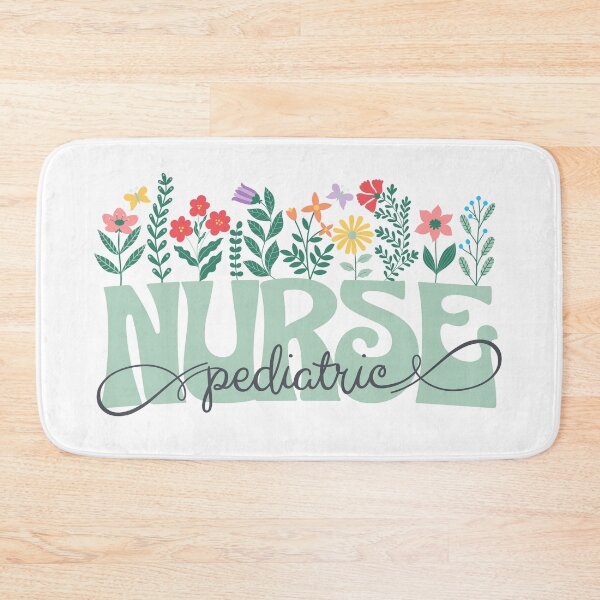Item preview, Flower Heart Pediatric Nurse designed and sold by ArtByKattie.