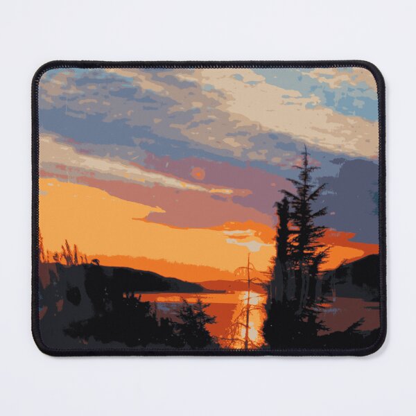 Item preview, Pacific Sunset Art Poster designed and sold by retropenguin.