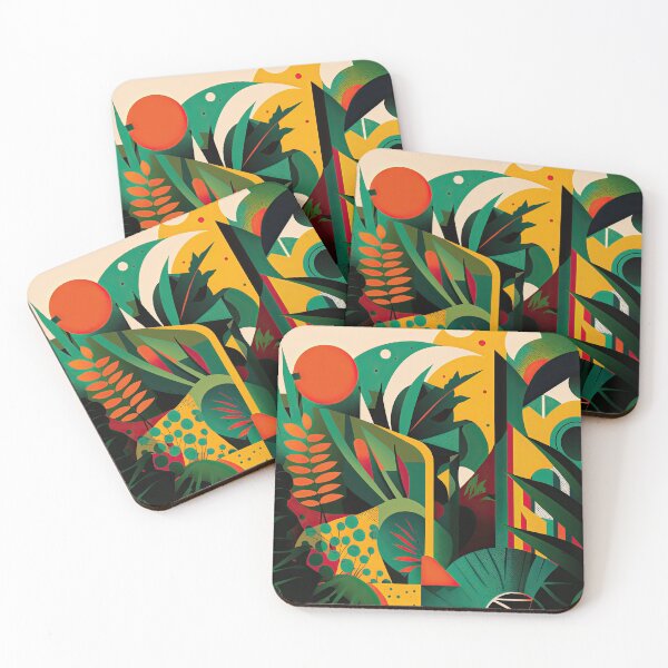 Artikelvorschau, African Jungle Bauhaus Design entworfen und verkauft von ArtificialGenes.
