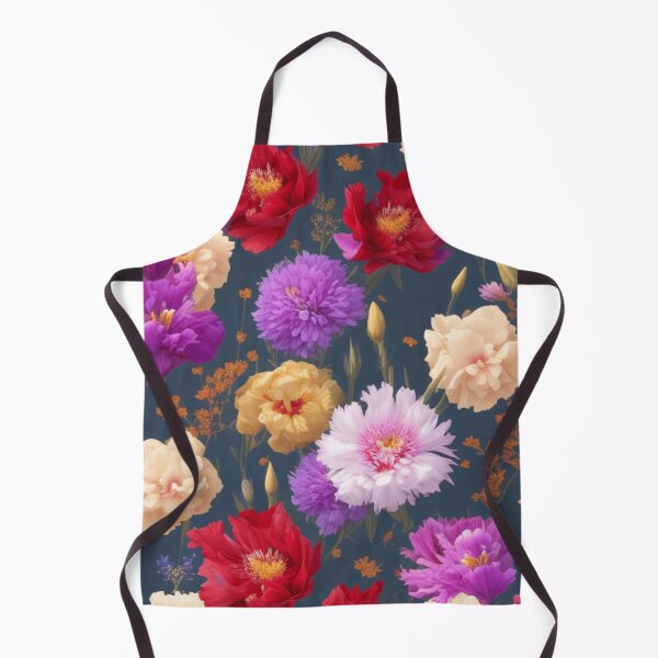 Item preview, Fabulous flowers of red and blue on a golden background designed and sold by asbno19.