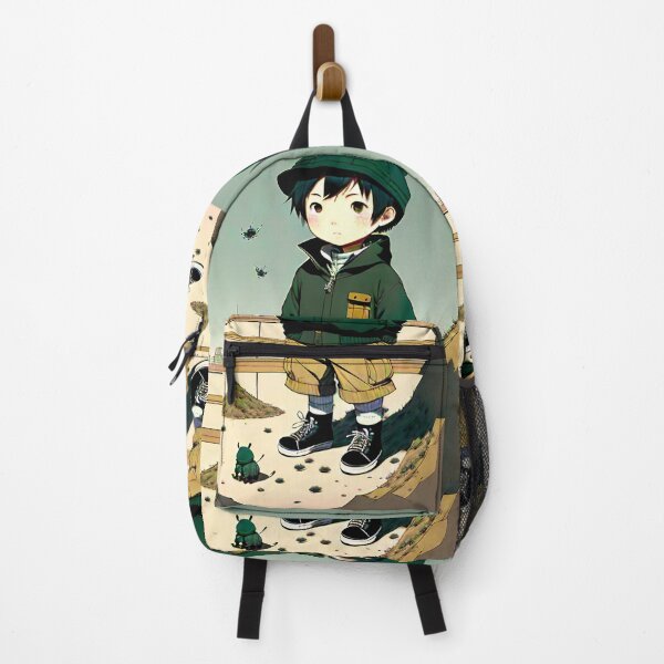 Item preview, Anime boy with shorts, sneakers and green outfit designed and sold by JustStraight.