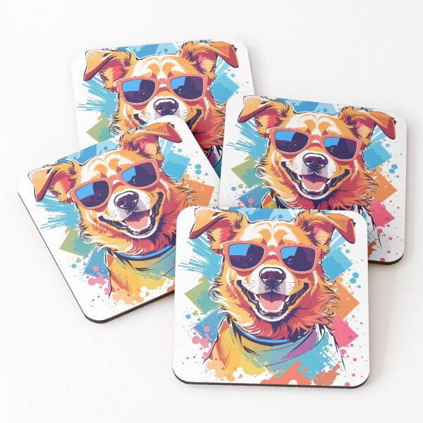 Item preview, cool dog wearing sunglasses, Funny pet lover designed and sold by artfeel1.