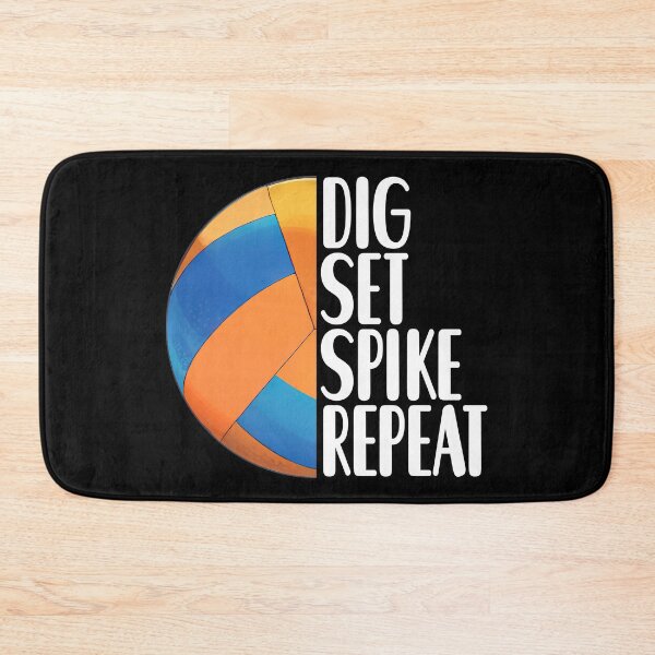 Item preview, Dig Set Spike Repeat design for volleyball fans designed and sold by ChaosEdits.