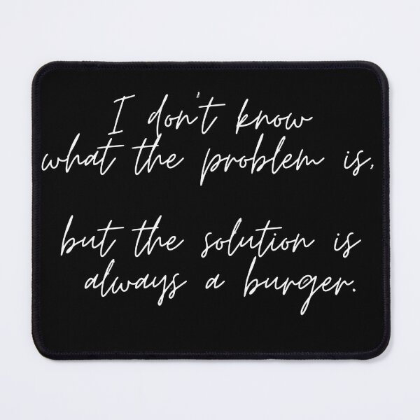 Item preview, Very Yankee Problems I - The Burger Solution designed and sold by DevemDavam.