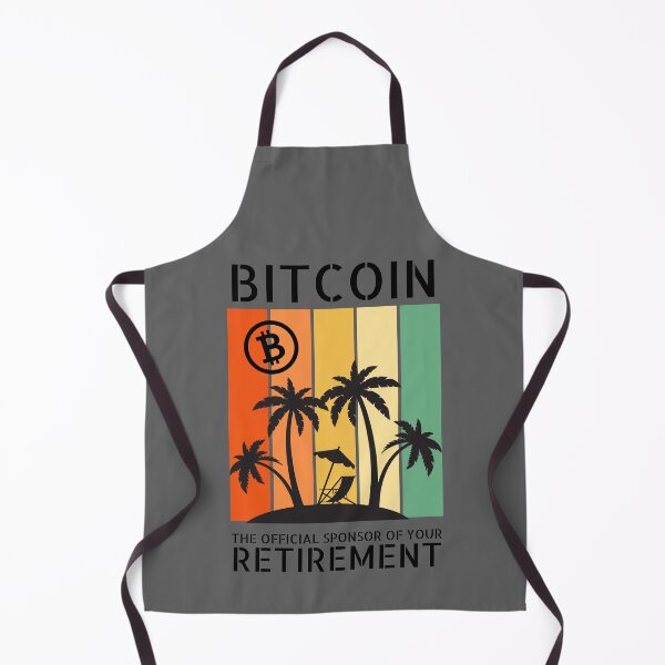 Item preview, Bitcoin, The Official Sponsor Of Your Retirement - Crypto Logo designed and sold by GetCryptoSwag.