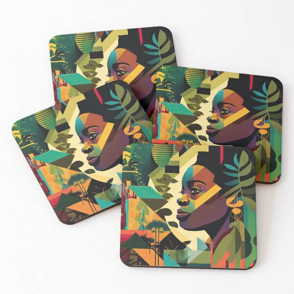 Artikelvorschau, African Jungle Bauhaus Design entworfen und verkauft von ArtificialGenes.