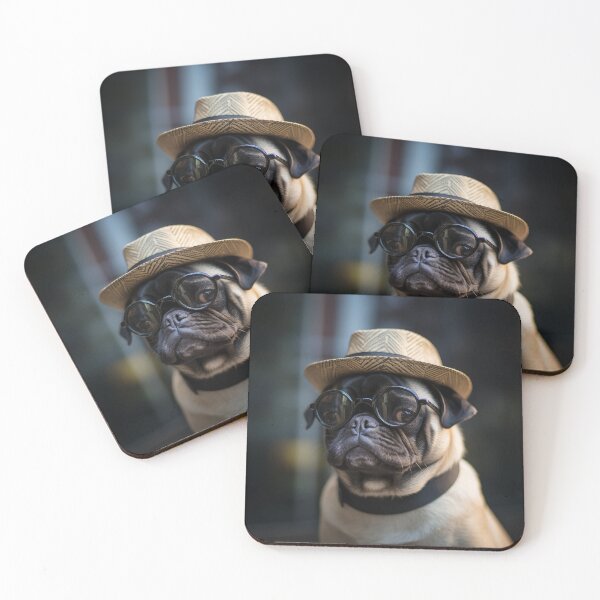 Item preview, Stylish Pug designed and sold by Cocco Banana.