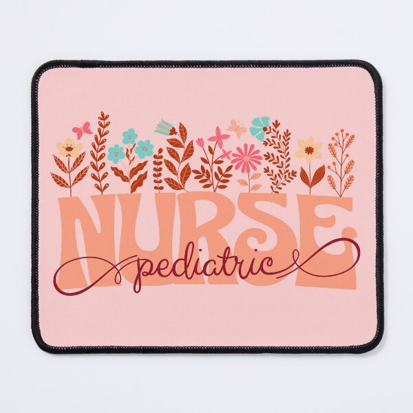 Item preview, Flower Heart Pediatric Nurse designed and sold by ArtByKattie.