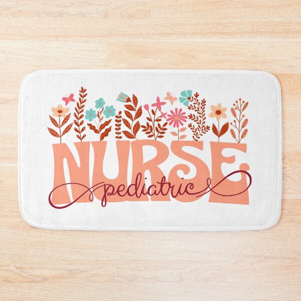 Item preview, Flower Heart Pediatric Nurse designed and sold by ArtByKattie.