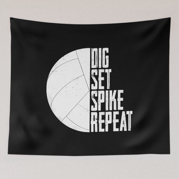 Item preview, Grunge vintage design for volleyball fans designed and sold by ChaosEdits.
