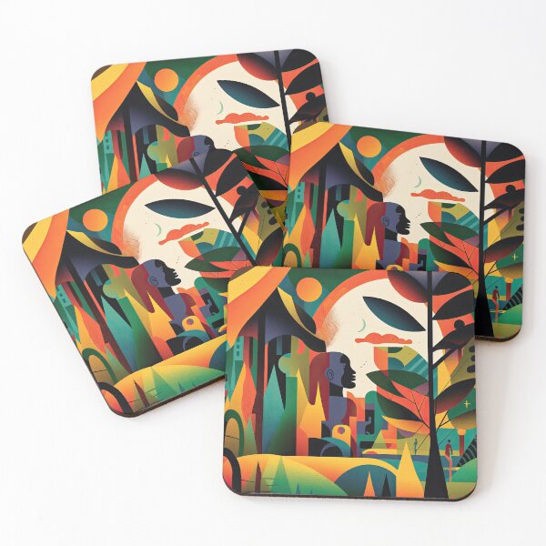 Item preview, African Jungle Bauhaus Design designed and sold by ArtificialGenes.