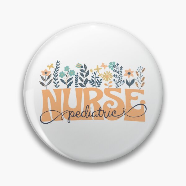 Item preview, Flower Heart Pediatric Nurse designed and sold by ArtByKattie.