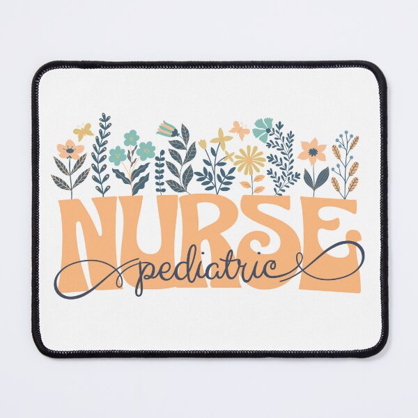 Item preview, Flower Heart Pediatric Nurse designed and sold by ArtByKattie.