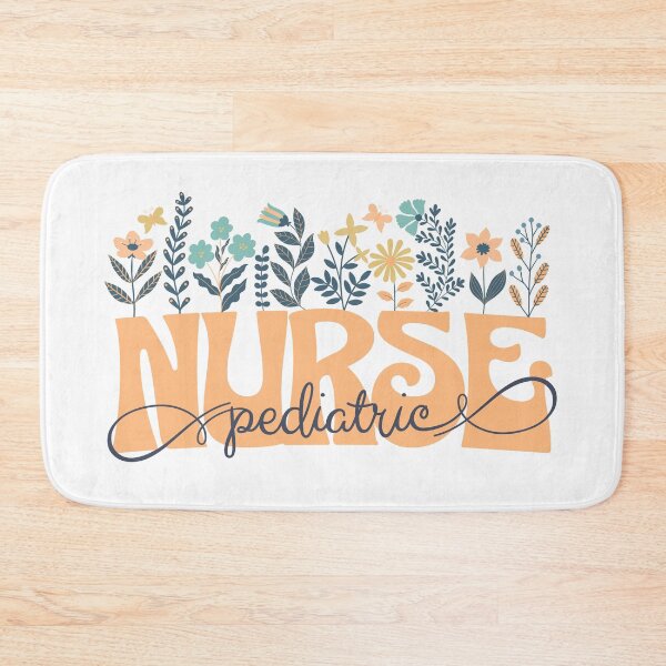 Item preview, Flower Heart Pediatric Nurse designed and sold by ArtByKattie.