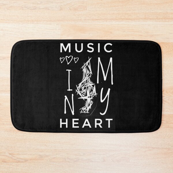 Item preview, Treble clef with the inscription in negative designed and sold by Lucky Day Shop 777.