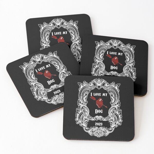 Item preview, I love my dog vintage text design designed and sold by Mysooni.