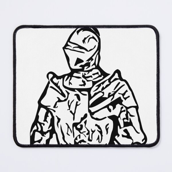 Item preview, Knight in Shining Armor Line Drawing designed and sold by DelynCreates.