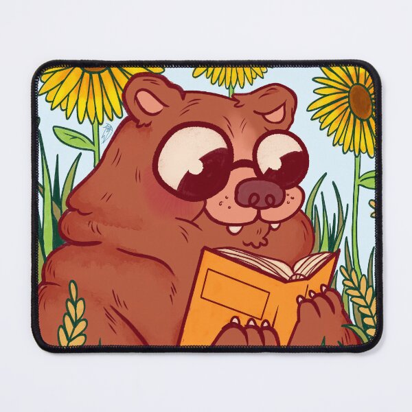 Item preview, Bear Reading designed and sold by BearWithSpecs.