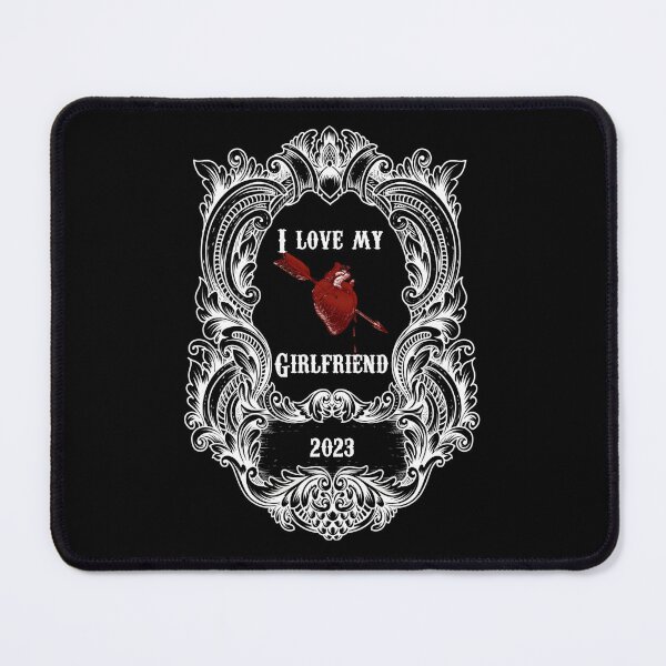 Item preview, I love my girlfriend vintage text design designed and sold by Mysooni.