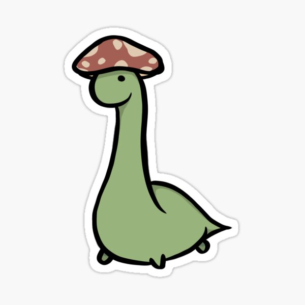 Artikel-Vorschau von Dinosaurier mit Pilzhut, designt und verkauft von ErinGarzaprints.
