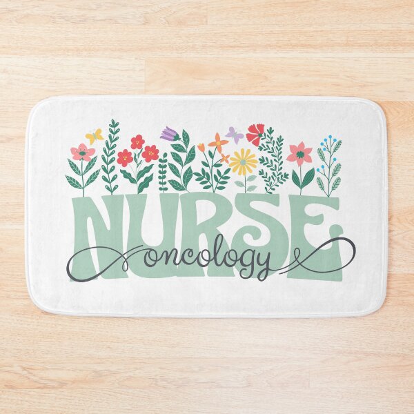 Item preview, Flower Heart Oncology Nurse designed and sold by ArtByKattie.