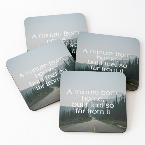 Item preview, A minute from home, but I feel so far from it designed and sold by funkyroseart.