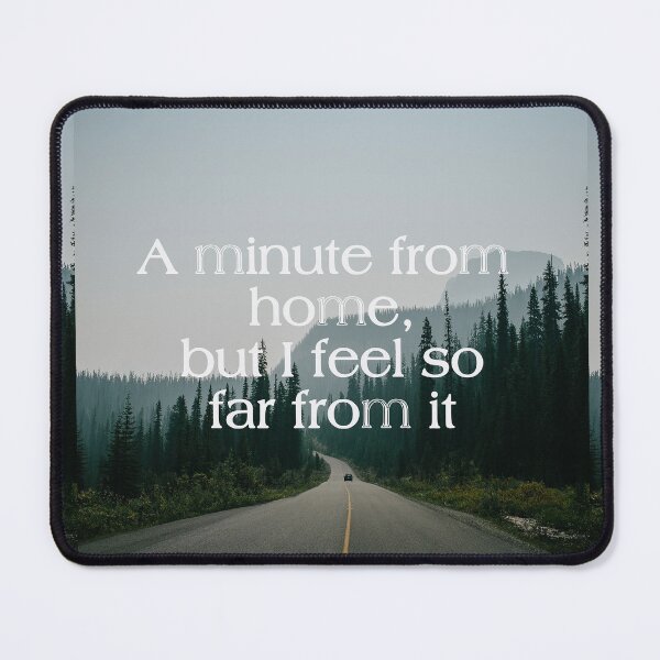 Item preview, A minute from home, but I feel so far from it designed and sold by funkyroseart.