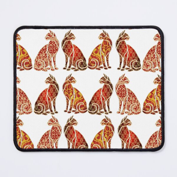 Item preview, Red and Gold Group of Cats designed and sold by m2inspiration.