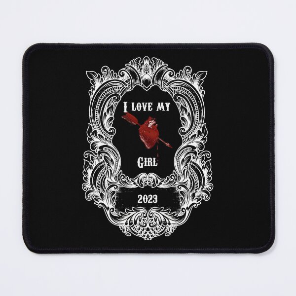 Item preview, I love my girl vintage text design designed and sold by Mysooni.