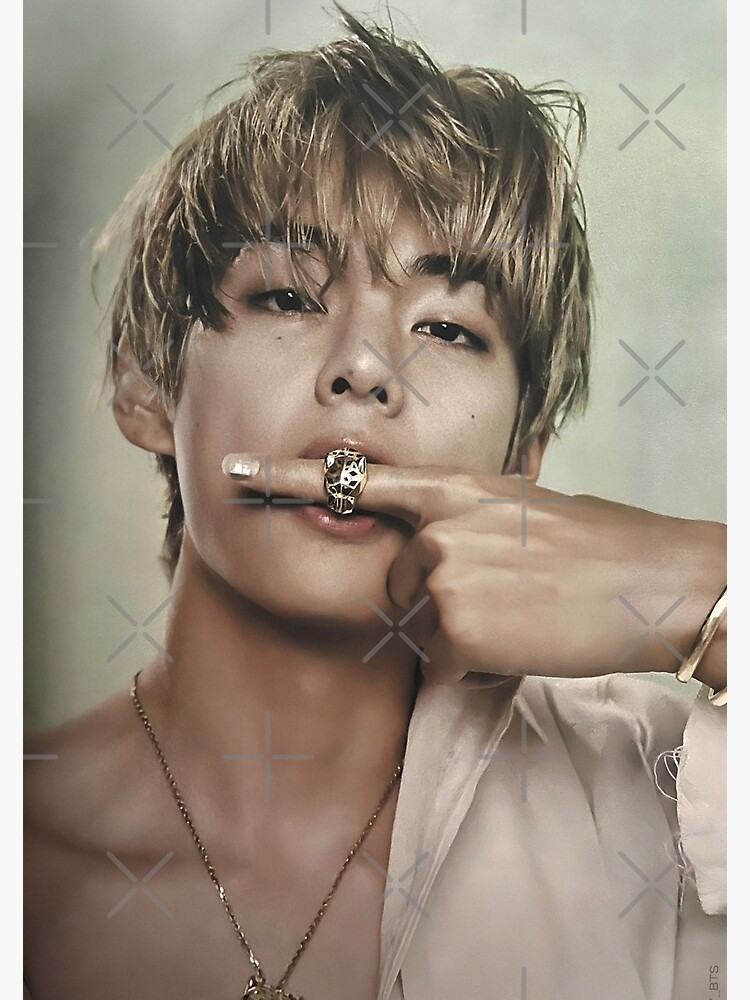 Kim Taehyung BTS V Rainy Days layover Poster for Sale by