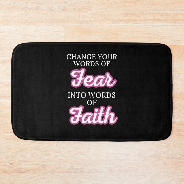 Item preview,  CHANGE YOUR WORDS OF FEAR INTO WORDS OF FAITH V2 designed and sold by Encompassing Threads.