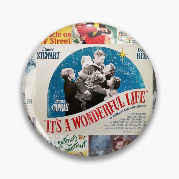 Item preview, Classic Christmas movies: Retro greeting cards, puzzle for classic movie fans of 'It's a Wonderful Life,' "White Christmas' and more designed and sold by Reel Old Movies.