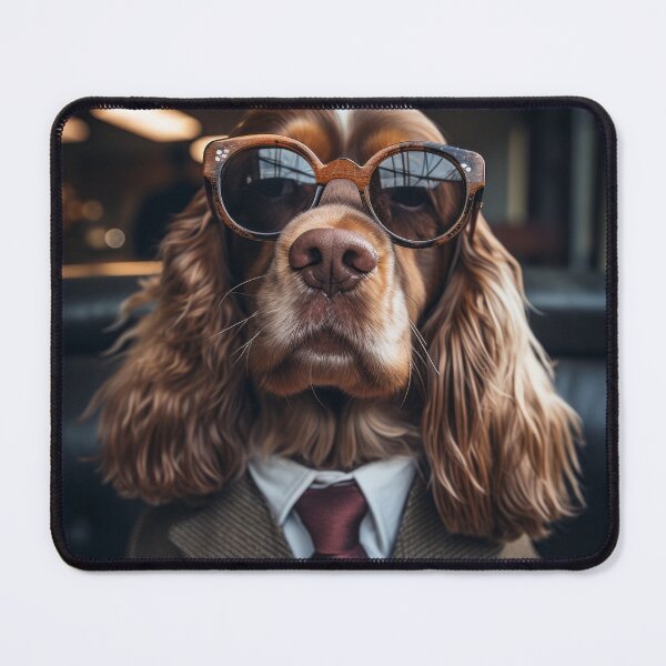 Item preview, Mr. English Cocker Spaniel portrait designed and sold by Cocco Banana.