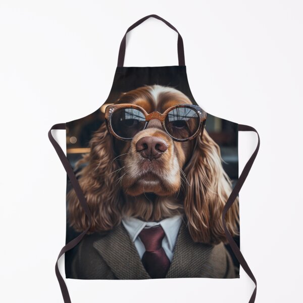 Item preview, Mr. English Cocker Spaniel portrait designed and sold by Cocco Banana.
