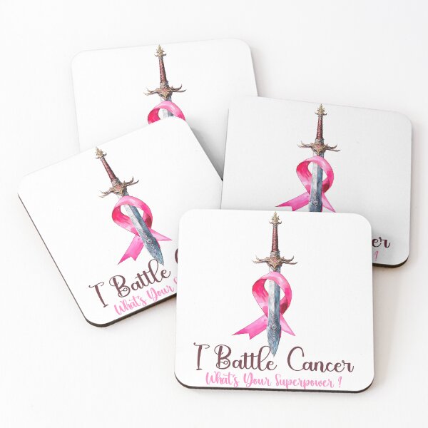 Item preview, Celebrating Strength: "I Battle Cancer What's Your Superpower ?" Breast Cancer Awareness | Cute Motivational, Cancer Support, Breast Cancer Ribbon, Breast Cancer Month designed and sold by Ali Doodles.