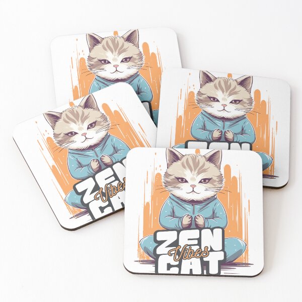 Item preview, Zen Cat - Meditating Cat designed and sold by AdornOutfits.