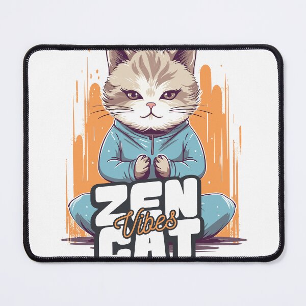 Item preview, Zen Cat - Meditating Cat designed and sold by AdornOutfits.