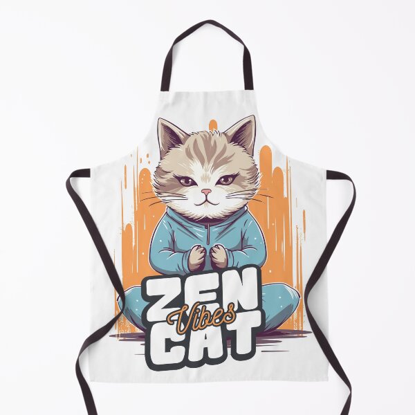 Item preview, Zen Cat - Meditating Cat designed and sold by AdornOutfits.