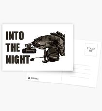 Tactical Brainbucket "into the night" Postcards