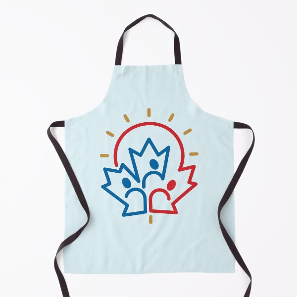 Item preview, Canada Social Maple Leaf with a Group of People and Rising Sun designed and sold by Wiggly Lines.